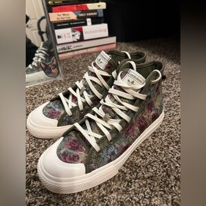 Adidas Floral high tops